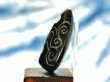 画像7: 縄文模様線刻蛇紋岩石笛（指孔付き） (7)