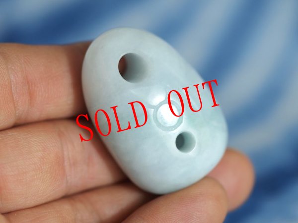 画像5: 牡牛座線刻ヒスイ石笛（ペンダント仕様・指孔付き） (5)