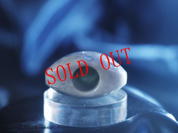 画像7: 北斗七星線刻彩色ラベンダーヒスイ石笛（ペンダント仕様・指孔付き）売約済 (7)