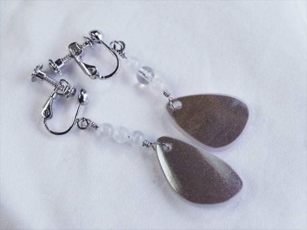 バネ式イヤリング例