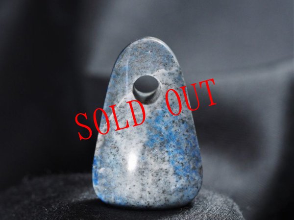 画像6: Knobさんモデル蕨手紋線刻ラピスラズリ石笛（ペンダント仕様） (6)