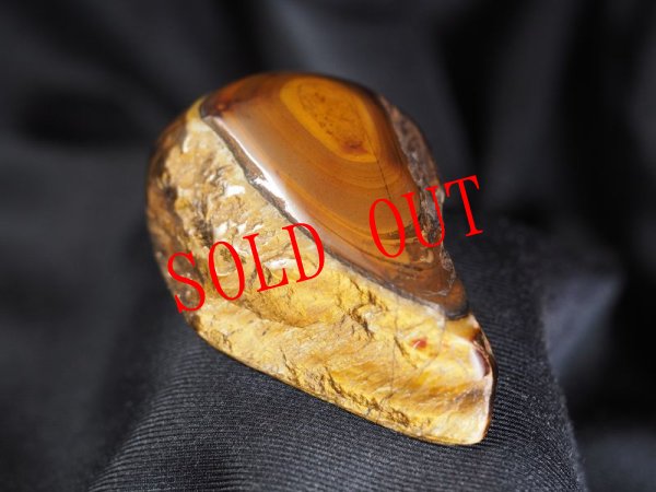 画像4: Knobさんモデル・タイガーズアイ石笛（半球底吹き孔・お買上予約済） (4)