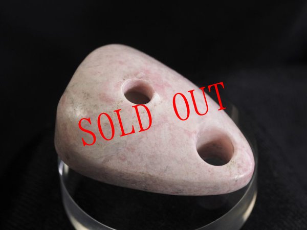 画像8: 桃廉石（ピンクヒスイ）石笛（Knobさん孔タイプ）商談中！ (8)