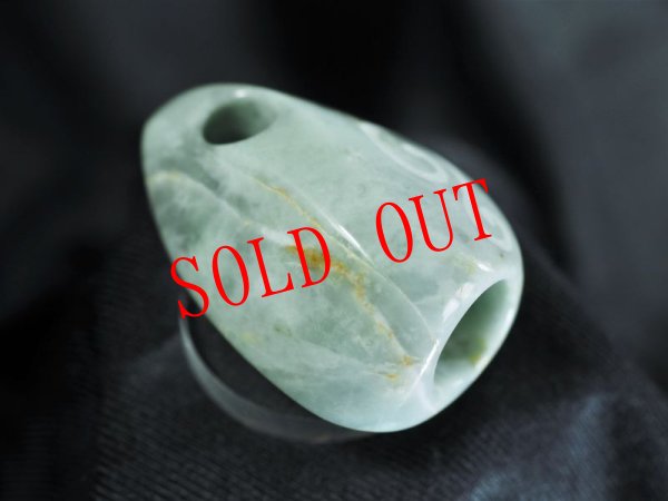 画像4: 螺旋紋線刻ヒスイ石笛（Knobさん孔・ペンダント仕様） (4)