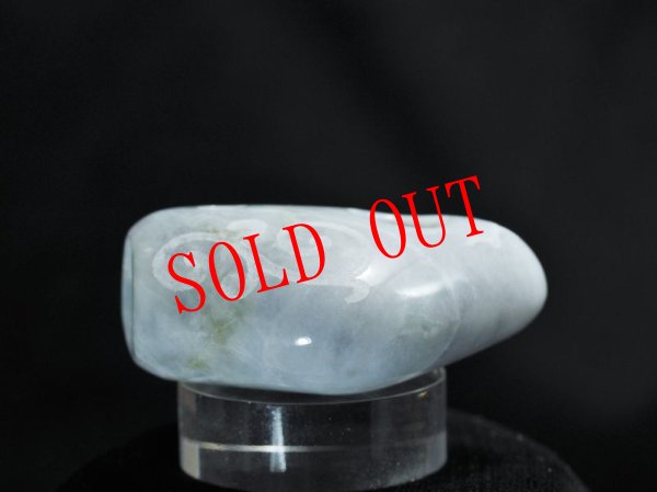 画像8: 「蒼龍」ラベンダーヒスイ螺旋紋線刻石笛（Knobさん孔・指孔付き・ペンダント仕様） (8)