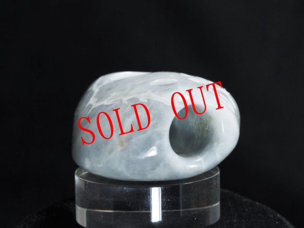 画像6: 「蒼龍」ラベンダーヒスイ螺旋紋線刻石笛（Knobさん孔・指孔付き・ペンダント仕様） (6)