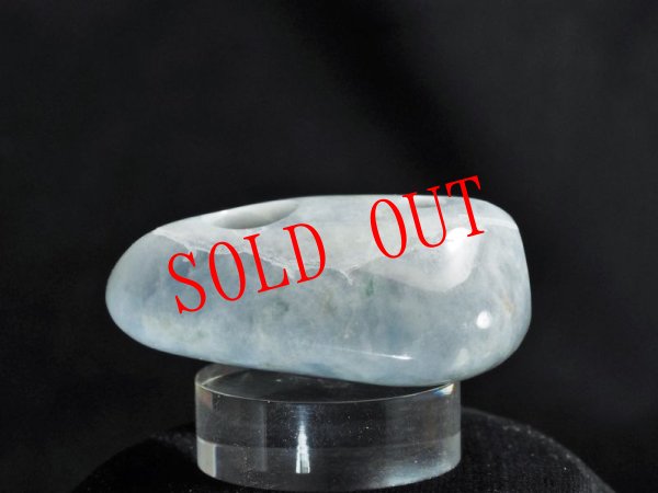 画像10: 「蒼龍」ラベンダーヒスイ螺旋紋線刻石笛（Knobさん孔・指孔付き・ペンダント仕様） (10)