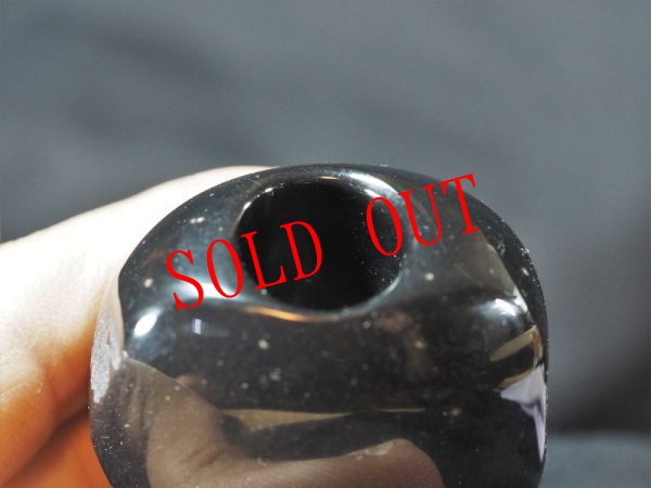 画像11: 初心者にもふきやすい工夫をしたサヌカイト石笛（Knobさん孔・U字加工吹き口）ご検討中 (11)