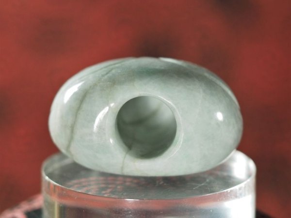 画像6: うずまき線刻石笛（ヒスイ製・Knobさん孔・民族楽器コイズミ扱い） (6)