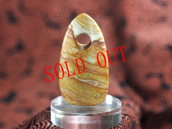 画像3: シンプルなKnobさん孔石笛（姫川薬石製・Knobさん孔・ペンダント仕様） (3)