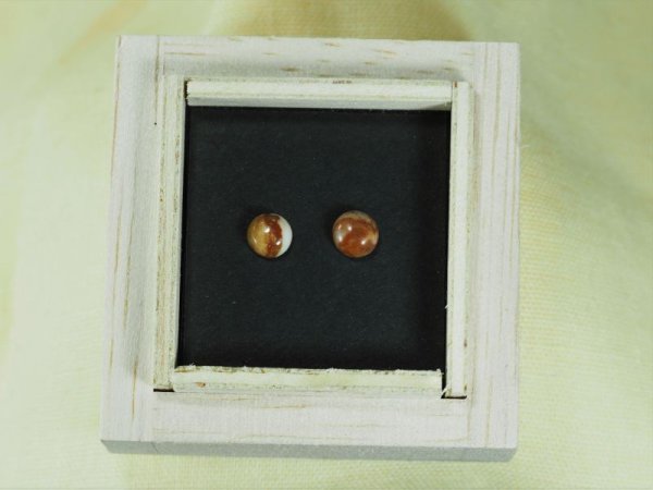 画像6: 「オム・マニ・ベメ・フム」・・・水滴みたいな薬石タッドピアス（対面販売限定参考品） (6)