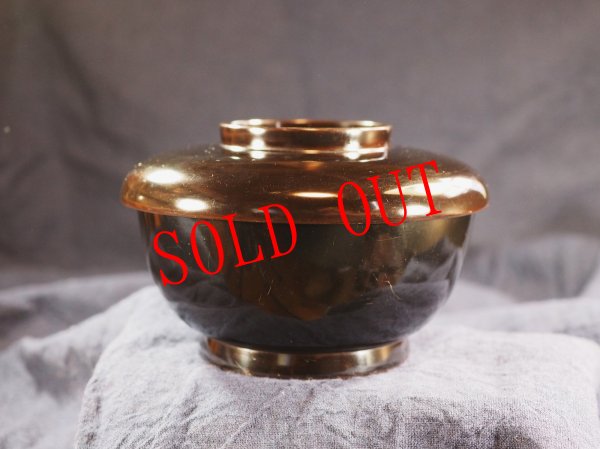 画像2: (46）菓子わん（黒・B級品あつかい）・・・SAVE NOTO！能登半島地震で災害関連ゴミとして処分される輪島漆器を購入して義援金に！ (2)