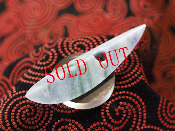 画像7: neo縄文・ラベンダーヒスイ大珠風ペンダント（売約済みです！） (7)