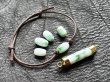 画像2: 勾玉でなくても大丈夫( ´艸｀)　管玉→ナツメ玉へのリメイク品（原石支給注文品・バレル研磨機不使用） (2)