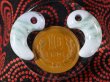 画像2: ペア勾玉「better falf」ラベンダー三色ヒスイ（縦24mm・渾身の手研磨・バレル研磨機未使用）・・・ご検討中！ (2)