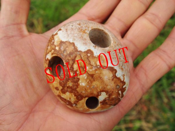 画像6: 縄文モデル　ＫＯＤＡＭＡ石笛（3つ孔） (6)